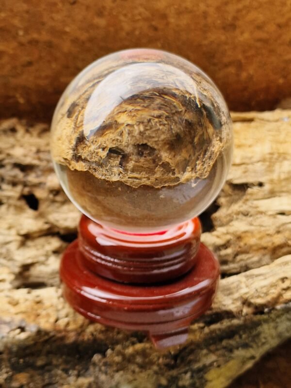 Boule de cristal divinatoire 8 cm