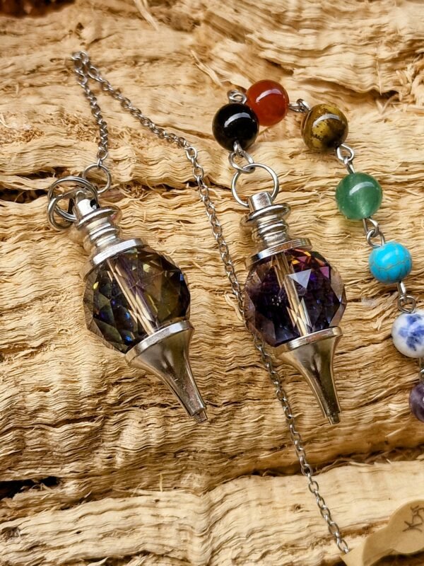 Pendule à facette cristal Multi reflet - Image 3