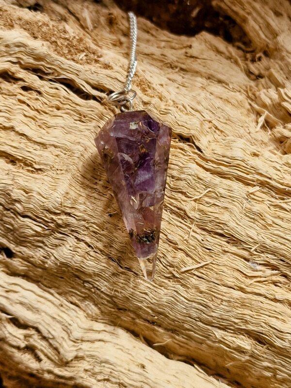 Pendule en orgonite pointe – Image 4