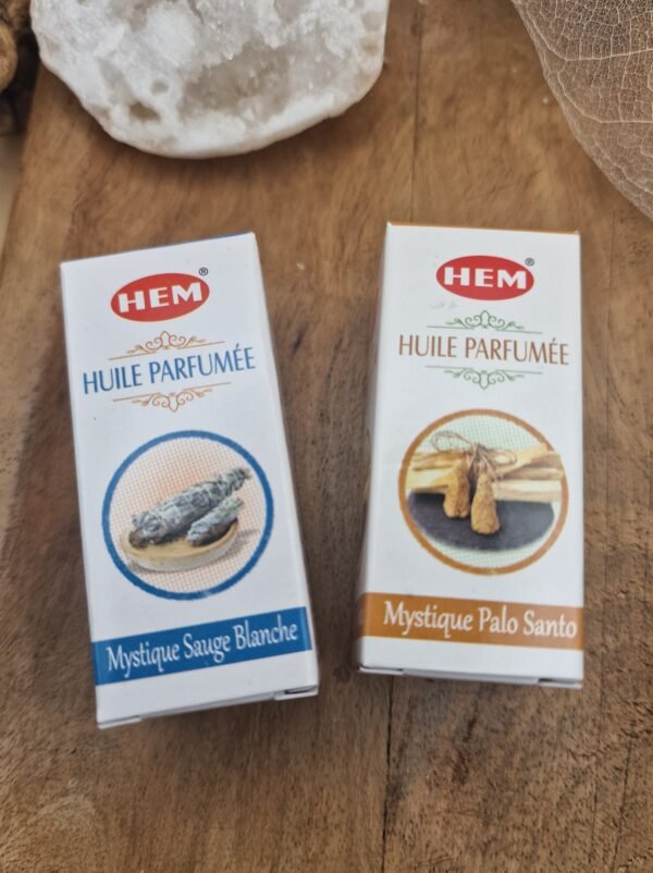Huile parfumé Sauge Blanche ou Palo Santo