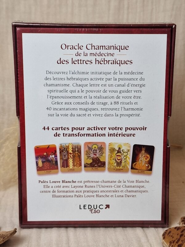 Oracle chamanique de la médecine des lettres hébraïques - Image 2