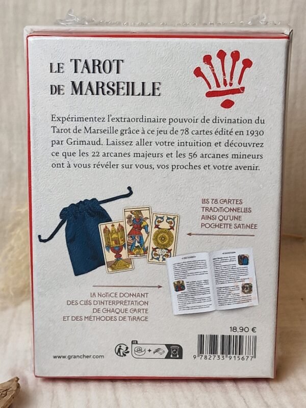 Le tarot de Marseille : les 78 cartes traditionnelles & 1 notice - Image 2