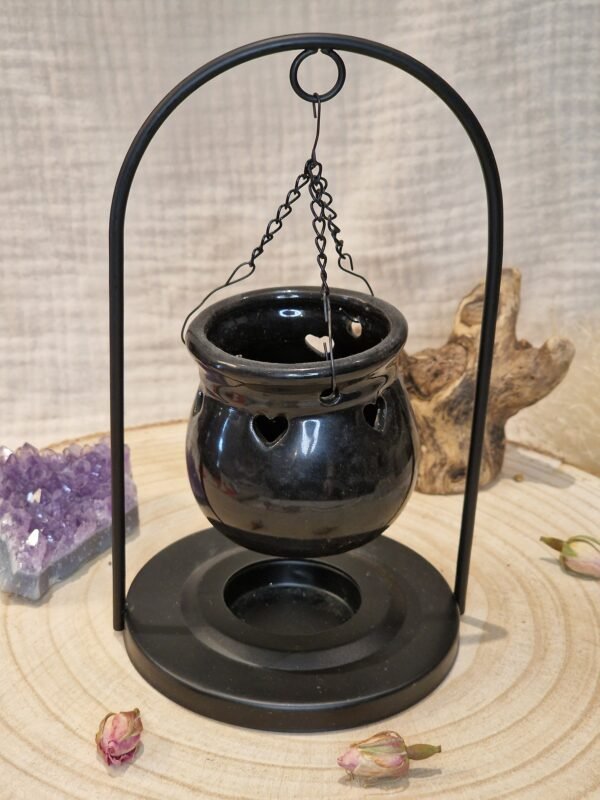 Brûle parfum chaudron suspendu