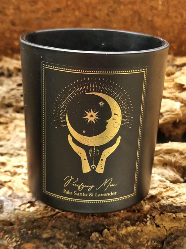 Bougie Palo Santo, Lavande & Améthyste - Purifying Moon - Image 3