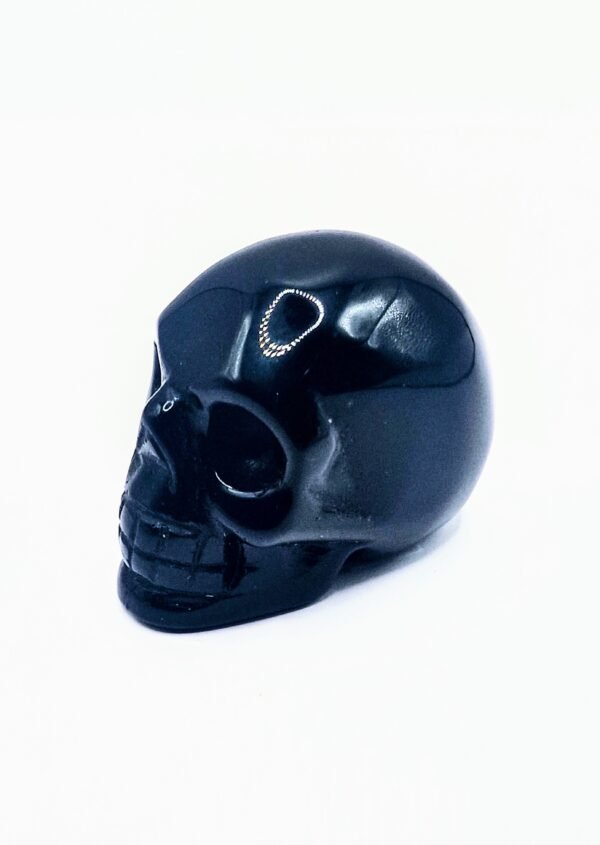Crâne tête de mort, pierre naturelle sculptée – Image 5