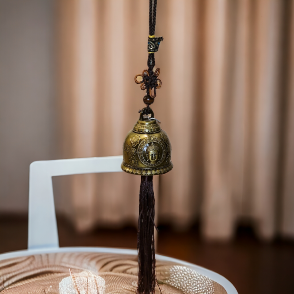 Cloche en laiton porte-bonheur bouddha - Image 4