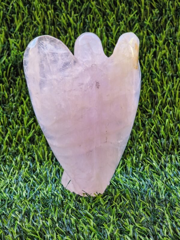 Ange en quartz-rose grand modèle - Image 2