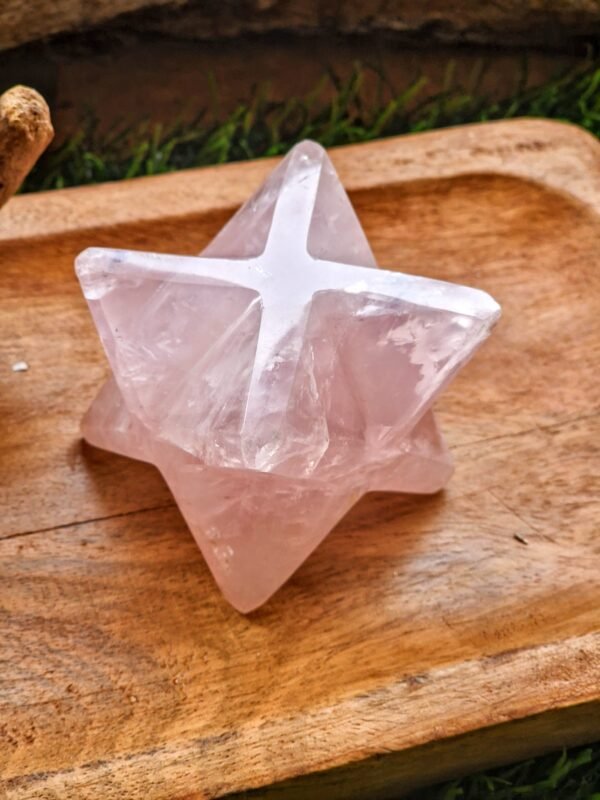 Big Merkaba en Quartz-rose - Image 7