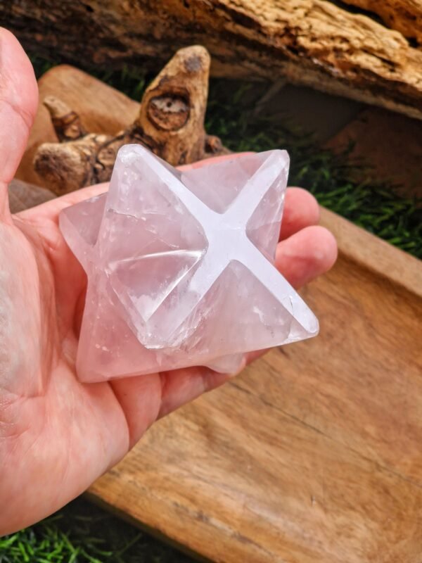 Big Merkaba en Quartz-rose - Image 5