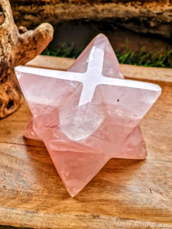 Big Merkaba en Quartz-rose - Image 4