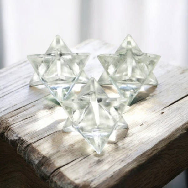 Merkaba en Cristal de Roche