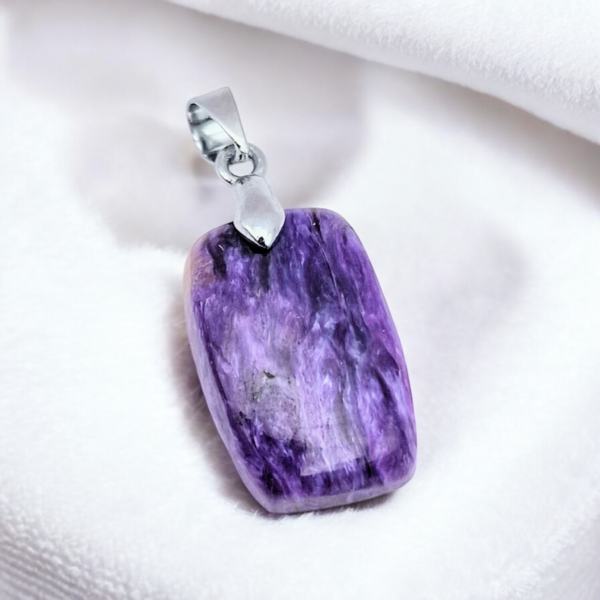 Collier pendentif en charoite - Image 3