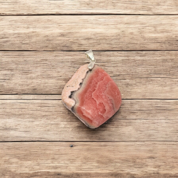 Collier pendentif en Rhodocrosite - Image 8