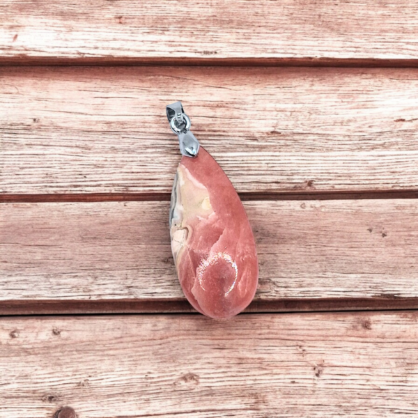 Collier pendentif en Rhodocrosite - Image 4