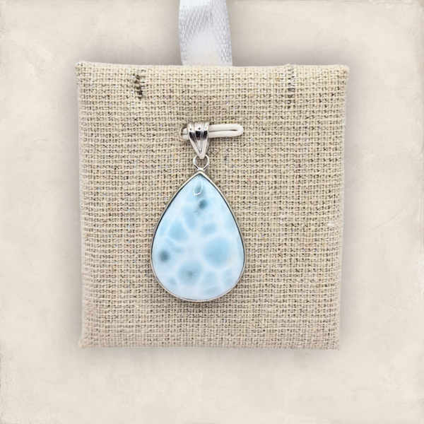 Collier pendentif en Larimar argent - Image 5